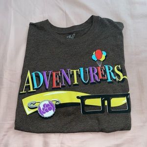 up themed graphic tee